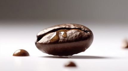 A studio shot of coffee beans created with Generative AI