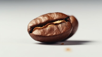 A studio shot of coffee beans created with Generative AI