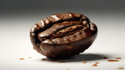 A studio shot of coffee beans created with Generative AI