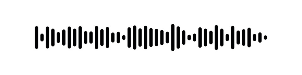 Sound waves message set. Voice audio messages collection. Spectrum noise graphic. Vector isolated illustration