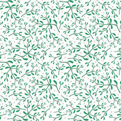 seamless pattern christmas mistletoe