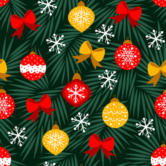 seamless pattern background christmas decor