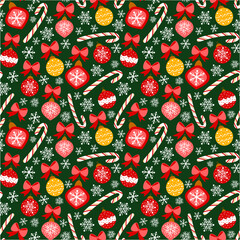 seamless pattern background christmas decor