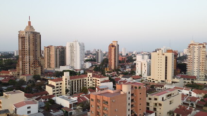 sunset of city SANTA CRUZ DE LA SIERRA - BOLIVIA 