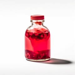 Fototapeta na wymiar Virtual Experimentation with Red Liquid, ai generated