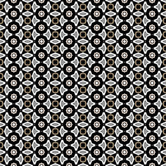 Seamless Ancient Design Vintage Art Textile Cover Print Classic Graphic Card Tile Retro Wallpaper Repeat Geometric Decorative Backdrop Fashion Fabric Background Decoration Floral Texture Pattern.