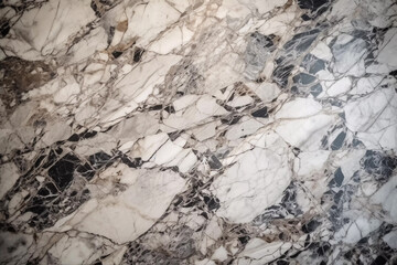 Fototapeta premium White marble background. Luxurious marble texture perfect for an elegant and sophisticated designs. Created using generative AI.