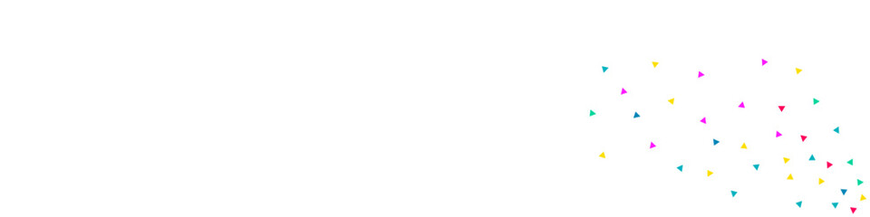 Falling Triangle Decoration Vector White