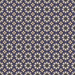 Seamless Ancient Design Vintage Art Textile Cover Print Classic Graphic Card Tile Retro Wallpaper Repeat Geometric Decorative Backdrop Fashion Fabric Background Decoration Floral Texture Pattern.