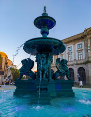 The Fountain of the Lions (Portuguese: Fonte dos Leões), is a 19th-century fountain built by French company Compagnie Générale des Eaux pour l'Etranger (R. do Conde de Vizela).