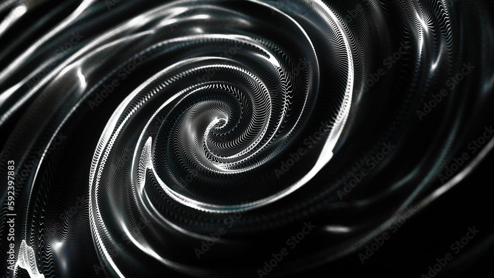 Poster abstract background with connecting dots. abstract point digital wave of particles. the whirlpool of
