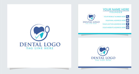 medical dental logo icon vector template
