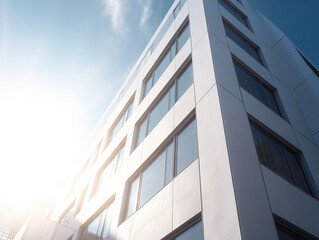 Modernes Bürogebäude von außen 