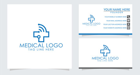 Healthcare Icon Medical Pharmacy Logo. Heart and Hand with cross sign inside. Vector Logo Design Template Element
