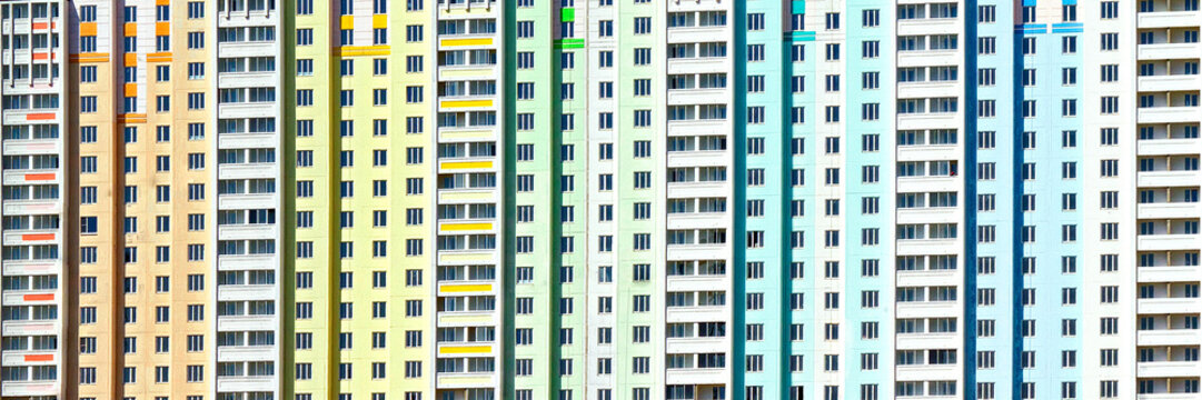 new multi-storey residential building in the background