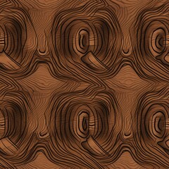 Fototapeta na wymiar Wooden texture tile, AI generated