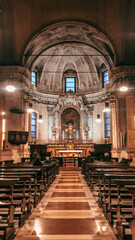 Obraz premium interior of the church of Sant'Antonio