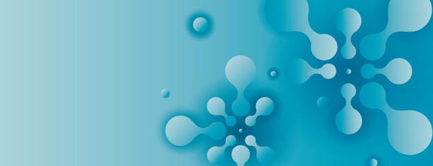 Medical research design. Modern vector illustration. Plexus technology concept. Connect design pattern