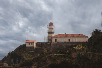 Fototapeta na wymiar Faro de Cudillero Asturias