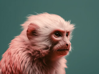 Obraz premium Animal monkey ape in fine art light surrounding