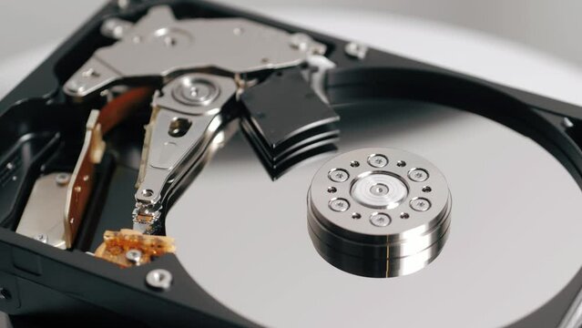 Computer hard drive. Digital technology. Hard Disk Drive.