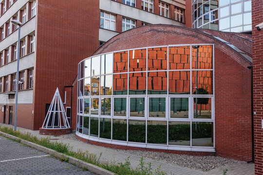 Katowice, Poland - August 25, 2022: Faculty Of Social Sciences Building, University Of Silesia In Katowice