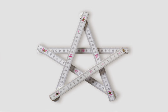 Meterma&szlig; als Pentagramm