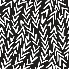 V Wave Stripe Seamless Vector Repeat Pattern