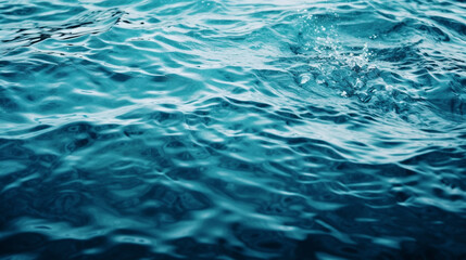 Wide water textured banner background Generative AI