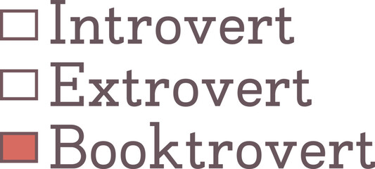 Introvert Extrovert Booktrovert,
Book Lover SVG, Reading SVG