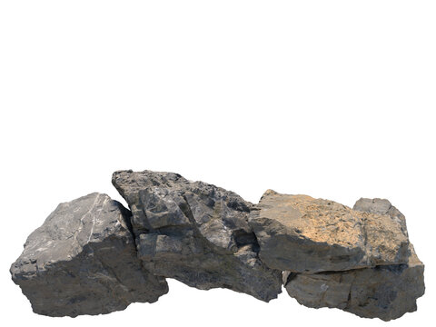 set of random rock, no background very clean good for graphic resources