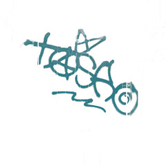 symbol painted on wall