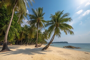 Fototapeta na wymiar paisagem praia linda tropical 
