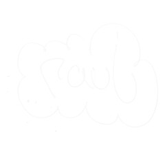 symbol painted on wall