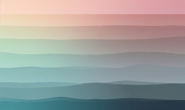  a picture of a blurry image of a mountain range in the distance with a pink and blue sky in the back ground and a pink sky.  generative ai