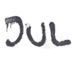 pintura en pared con fondo transparente