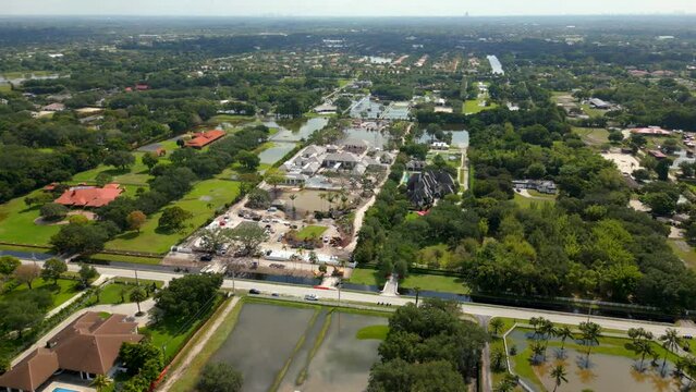 Southwest Ranches Florida flod after rain storm circa April 2023
