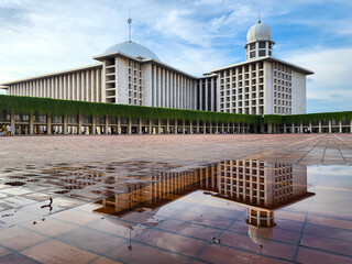 Istiqlal mosque in Jakarta, Indonesia