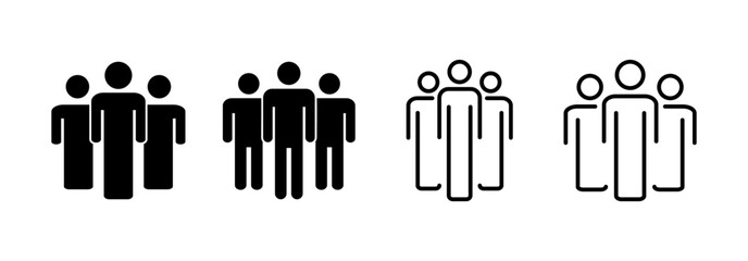 People icon vector for web and mobile app. person sign and symbol. User Icon vector