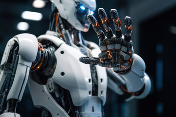 robot arm robotic hand innovative technology generative ai