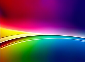 Abstract background in bright rainbow colors.