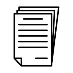 Document Icon Design vector Template Illustration