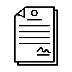 Document Icon Design vector Template Illustration