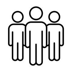 People, Crowd Icon Design Vector template illustration