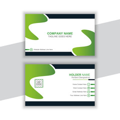 Modern and corporate business card layout. Vector illustration.