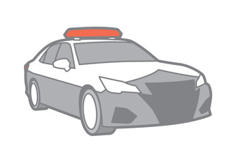 PATROLCAR - VECTOR ILLUSTRATOR ON WHITE BACKGROUND - VECTOR_T419 : 592459001