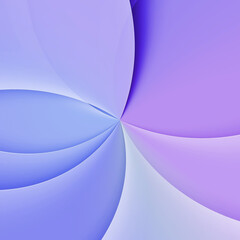 Illustration of a light blue purple background with rounded shapes