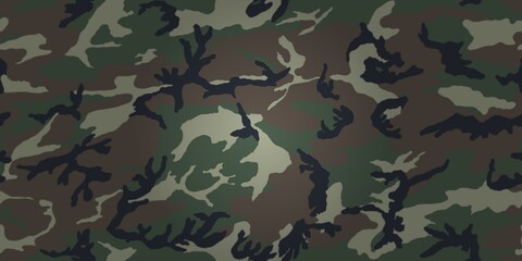 Illustration of a background with camo patterns