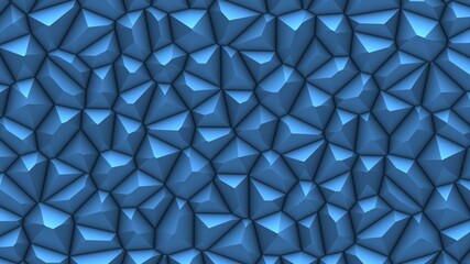 Background illustration with blue diamond shapes in mosaic with effects