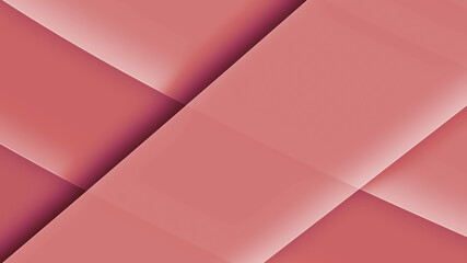 Obraz premium Illustration of a red background with interlaced stripes and effects